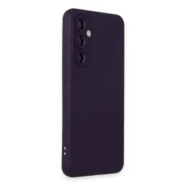 Newface Samsung Galaxy S24 Kılıf Nano Içi Kadife Silikon - Mor