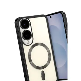 Newface Samsung Galaxy S25 Edge Kross Magneticsafe Kapak - Siyah