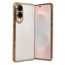 Newface Samsung Galaxy S25 Edge Razer Lensli Silikon - Gold