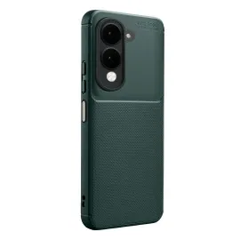 Newface Vivo Y29S Auto Focus Karbon Kapak - Koyu Yeşil