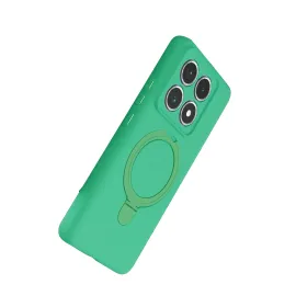 Newface Xiaomi Mi 14T Pro Regal Magsafe Standlı Kapak - Yeşil