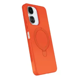 Newface Xiaomi Redmi 13C Regal Magsafe Standlı Kapak - Turuncu