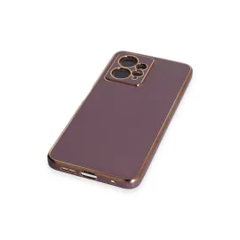 Newface Xiaomi Redmi Note 12 4G Kılıf Volet Silikon - Mor