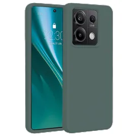 Newface Xiaomi Redmi Note 13 4G Kılıf First Silikon - Koyu Yeşil