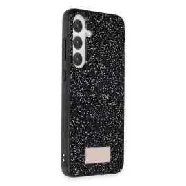 Onegif Samsung Galaxy A25 5G Bright Simli Kapak - Siyah