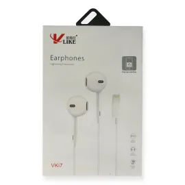 Vlike VK i7 Lightning Bluetooth Kablolu Kulaklık