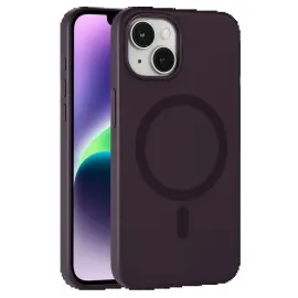 Joko Apple Iphone 14 Tuna Pc Slim Magsafe Kapak - Derin Mor