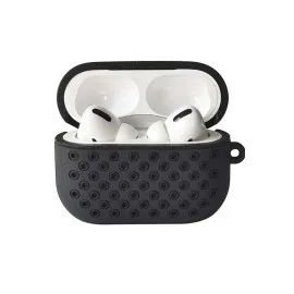 Newface Airpods Pro 2 (2.nesil) Spor Delikli Kılıf - Siyah-Siyah