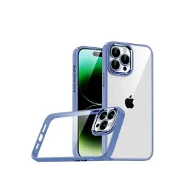 Newface Apple Iphone 15 Pro Max Razer Lensli Silikon - Açık Mavi