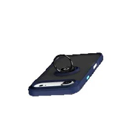 Newface Apple Iphone 17 Air Montreal Yüzüklü Silikon Kapak - Lacivert