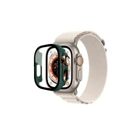 Newface Apple Watch Ultra 49Mm Desert Camlı Kasa Ekran Koruyucu - Koyu Yeşil