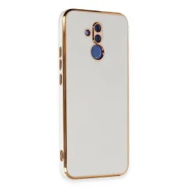 Newface Huawei Mate 20 Lite Kılıf Volet Silikon - Beyaz