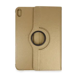 Newface iPad 2022 10.9 (10.nesil) Kılıf 360 Tablet Deri Kılıf - Gold