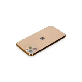 Newface Iphone 11 Pro Max Renkli Kamera Lens Koruma Cam - Pembe-Mavi