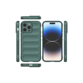 Newface Iphone 14 Pro Kılıf Optimum Silikon - Koyu Yeşil