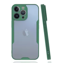 Newface Iphone 14 Pro Kılıf Platin Silikon - Yeşil