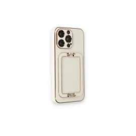 Newface Iphone 14 Pro Max Kılıf Coco Elit Kapak - Beyaz