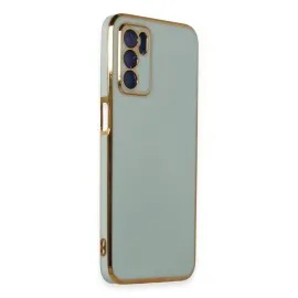 Newface Oppo A16 Kılıf Volet Silikon - Açık Yeşil