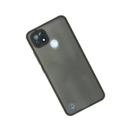 Newface Realme C21 Kılıf Montreal Silikon Kapak - Siyah
