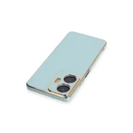 Newface Realme C55 Kılıf Volet Silikon - Açık Yeşil