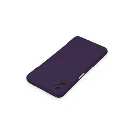Newface Samsung Galaxy A04E Kılıf Nano Içi Kadife Silikon - Mor