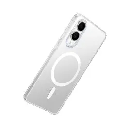 Newface Samsung Galaxy S25 Edge Kılıf Pc Zara Magsafe Şeffaf Kılıf - Şeffaf