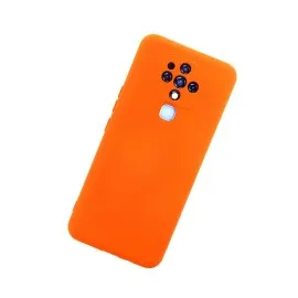 Newface Tecno Camon 16 Kılıf Nano Içi Kadife Silikon - Turuncu