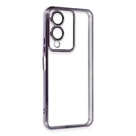 Newface Vivo Y17S Kılıf Razer Lensli Silikon - Mor