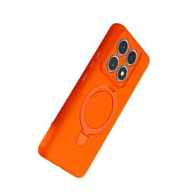 Newface Xiaomi Mi 14T Pro Regal Magsafe Standlı Kapak - Turuncu