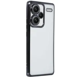 Newface Xiaomi Redmi Note 13 Pro Plus Kılıf Razer Lensli Silikon - Siyah