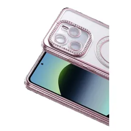 Newface Xiaomi Redmi Note 14 4G Joke Simli Magneticsafe Kılıf - Pembe