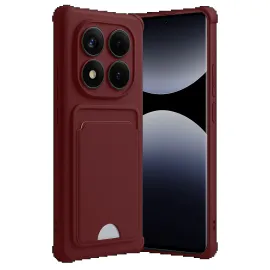 Newface Xiaomi Redmi Note 14 Pro 4G Kelvin Kartvizitli Silikon - Bordo