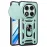 Newface Xiaomi Redmi Note 14 Pro 5G Kılıf Pars Lens Yüzüklü Silikon - Yeşil