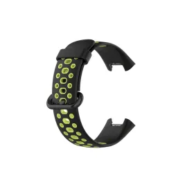 Newface Xiaomi Redmi Watch 2 Spor Delikli Kordon - Siyah-Yeşil