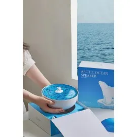 Newface Z5 Arktik Okyanus Temalı Bt Kablosuz Hoparlör - Mavi