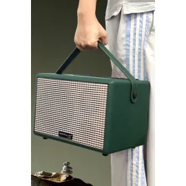 Konfulon F31 50W Sürücülü 2 Adet Mikrofonlu BT 5.2 Kablosuz Hoparlör - Turuncu