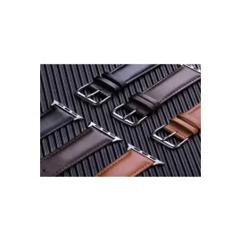 Newface Apple Watch 42mm NL26 Deri Kordon - Kahverengi