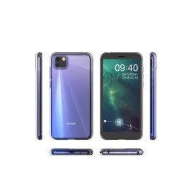 Newface Huawei Y5P Kılıf Lüx Şeffaf Silikon - Şeffaf