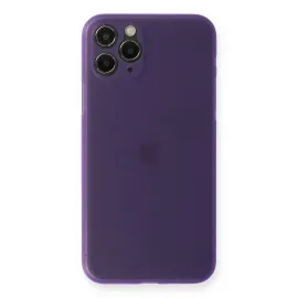 Newface Iphone 11 Pro Kılıf Pp Ultra İnce Kapak - Mor