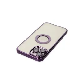 Newface Iphone 12 Pro Kılıf Slot Silikon - Mor
