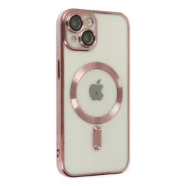 Newface Iphone 14 Plus Kılıf Kross Magneticsafe Kapak - Rose
