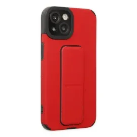 Newface Iphone 14 Plus Kılıf Mega Standlı Silikon - Kırmızı