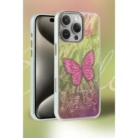 Newface Iphone 15 Plus Kılıf Blade Aynalı Desenli Kapak - Desen 2