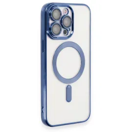 Newface Iphone 15 Pro Kılıf Kross Magneticsafe Kapak - Lacivert