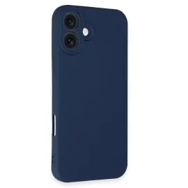 Newface Iphone 16 Plus Kılıf First Silikon - Lacivert
