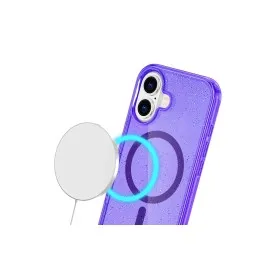 Newface Iphone 16 Plus Kılıf Glow Magsafe Kapak - Mor
