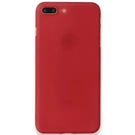 Newface Iphone 8 Plus Kılıf Pp Ultra İnce Kapak - Kırmızı