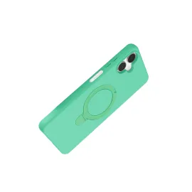 Newface Samsung Galaxy A06 Regal Magsafe Standlı Kapak - Yeşil