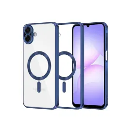 Newface Samsung Galaxy A07 Kross Magneticsafe Kapak - Lacivert