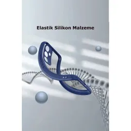 Newface Samsung Galaxy A24 4G Kılıf Platin Silikon - Kırmızı